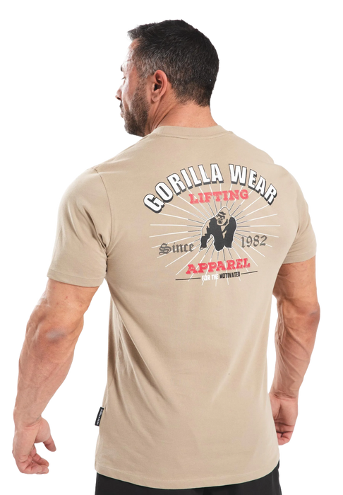 Gorilla Wear Oregon T-Shirt, beige