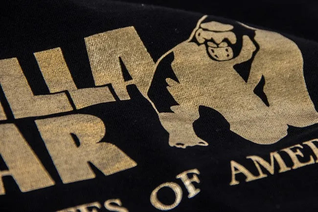 Gorilla Wear Classic Tank Top/Linne, black/gold