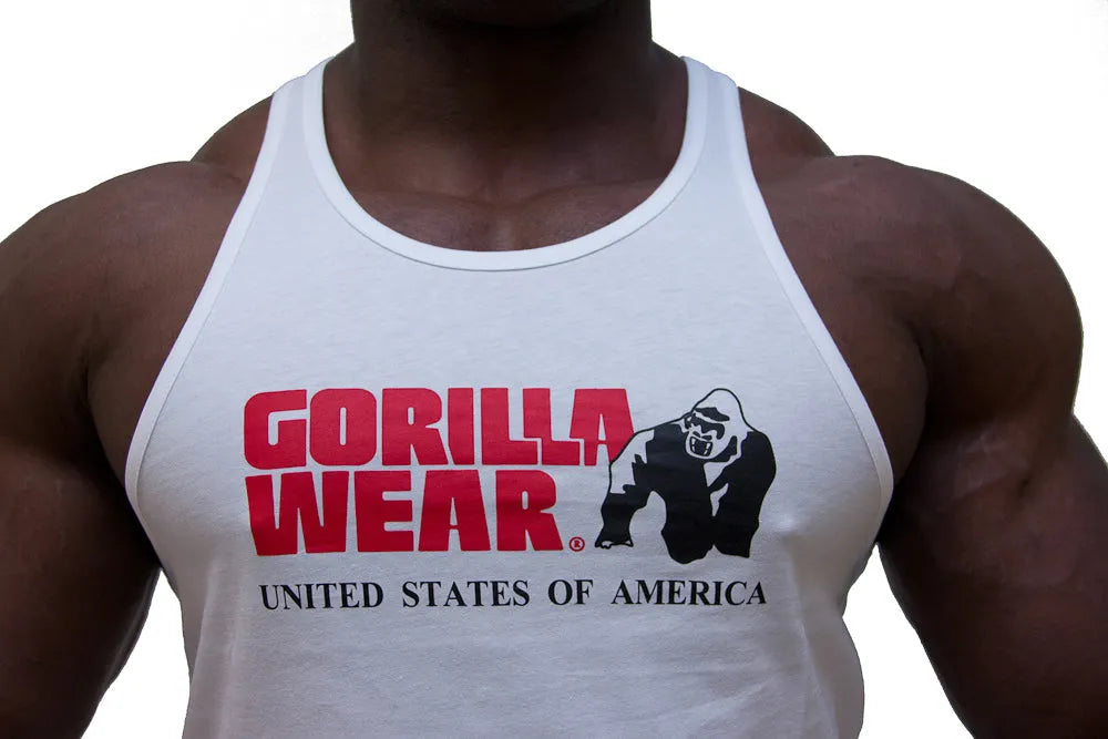 Gorilla Wear Classic Tank Top/Linne, white