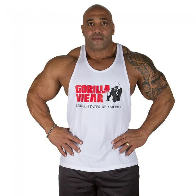 Gorilla Wear Classic Tank Top/Linne, white