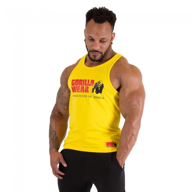 Gorilla Wear Classic Tank Top/Linne, yellow