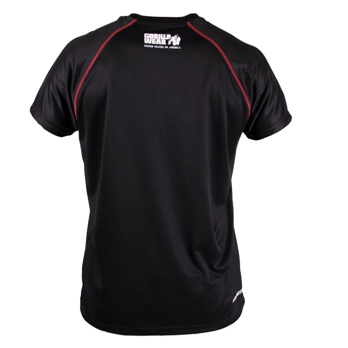 Gorilla Wear Performance T-Shirt, black/red