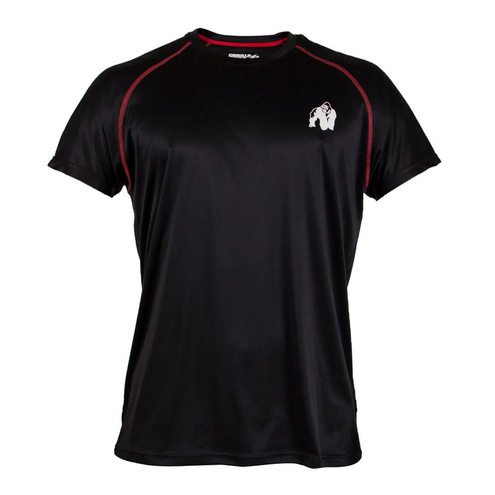 Gorilla Wear Performance T-Shirt, black/red