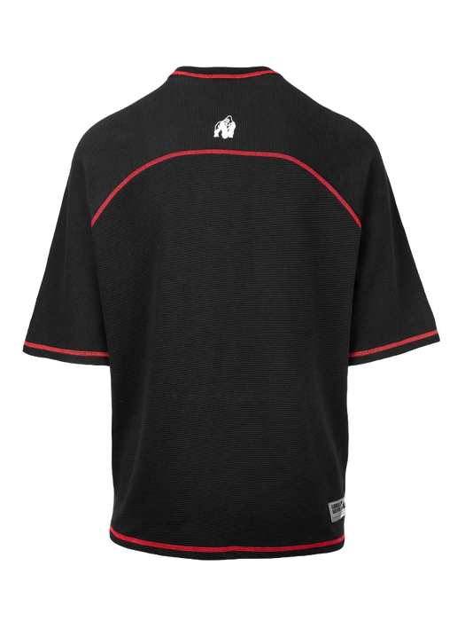 Gorilla Wear Finley Oversized T-Shirt, black/red