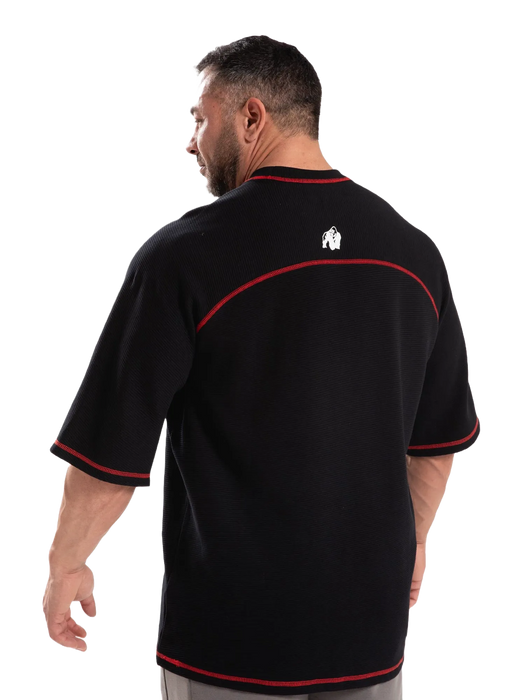 Gorilla Wear Finley Oversized T-Shirt, black/red