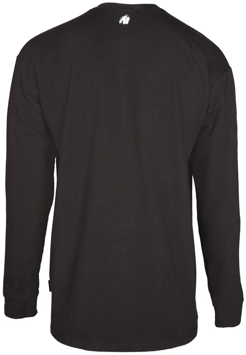 Gorilla Wear Boise Oversized Long Sleeve t shirt, black