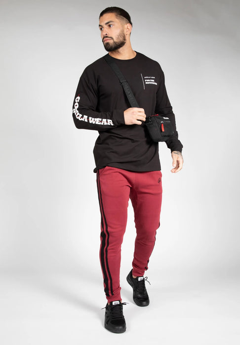 Gorilla Wear Boise Oversized Long Sleeve t shirt, black
