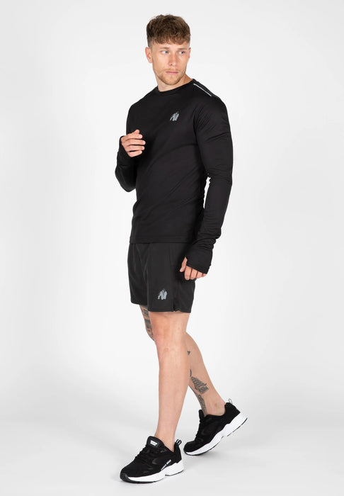 Gorilla Wear Washington Long Sleeve t shirt, black