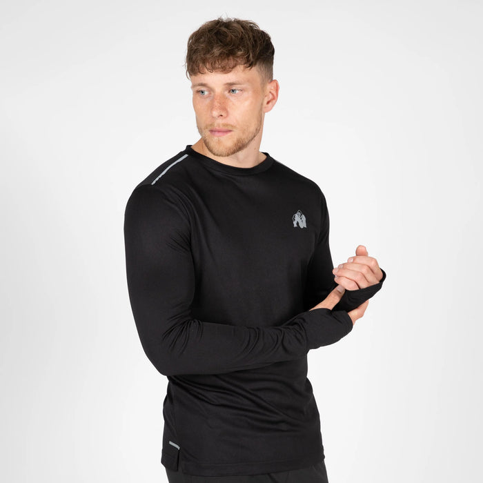 Gorilla Wear Washington Long Sleeve t shirt, black