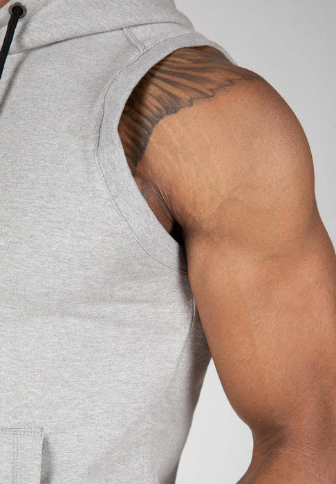 Gorilla Wear Lincoln Sleeveless Hoodie, grey