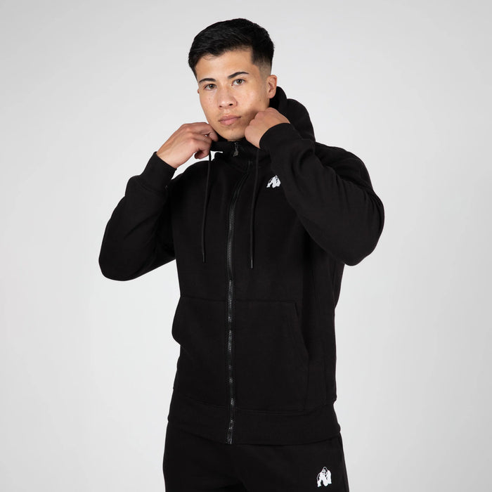 Gorilla Wear Kennewick Zipped Hoodie, black