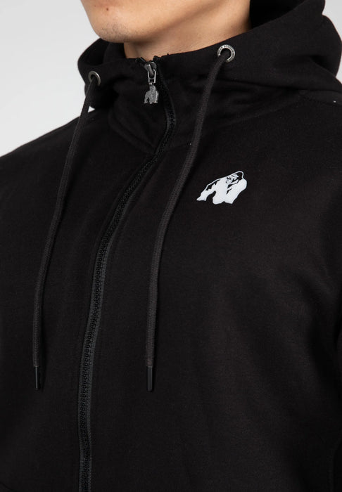 Gorilla Wear Kennewick Zipped Hoodie, black