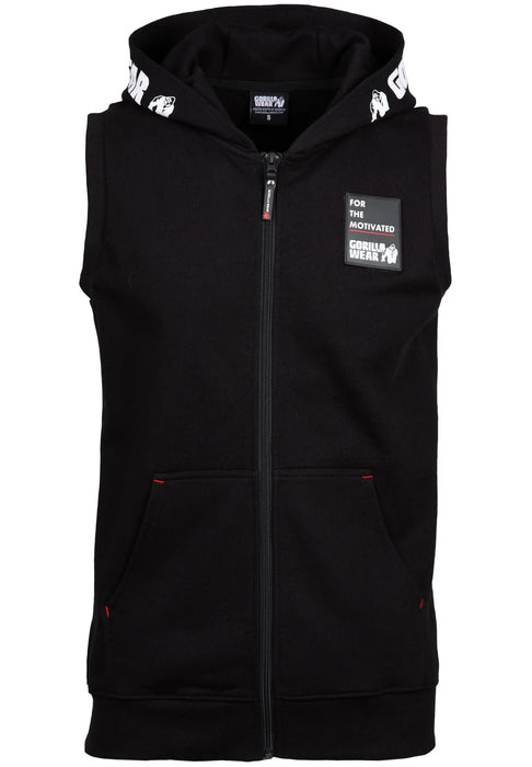 Gorilla Wear Milwaukee SL Zipped Hoodie, black