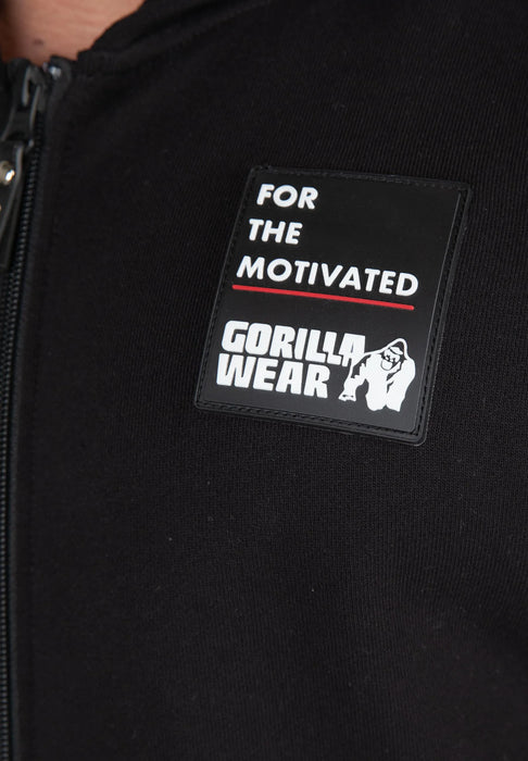 Gorilla Wear Milwaukee SL Zipped Hoodie, black