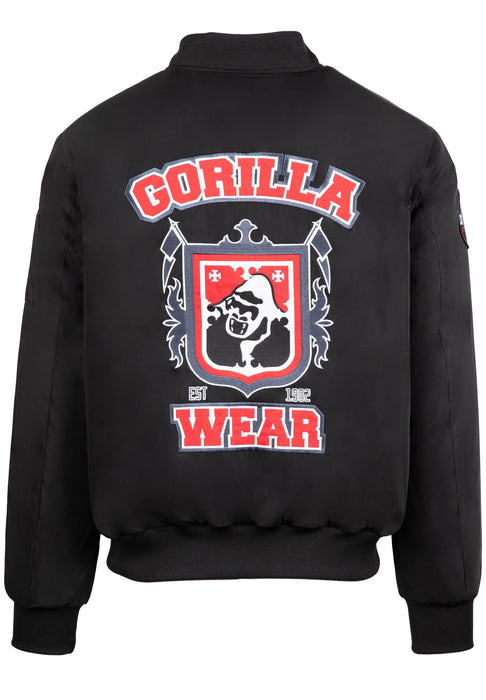 Gorilla Wear Covington Bomber Jacket, black
