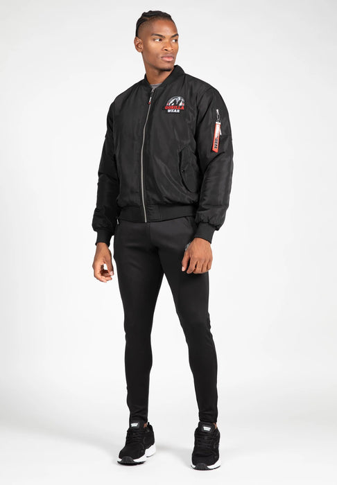 Gorilla Wear Covington Bomber Jacket, black