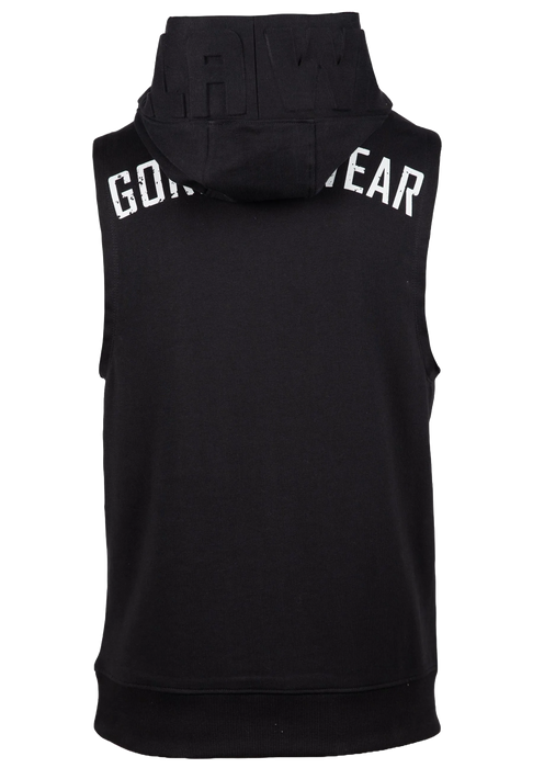 Gorilla Wear Marshall Sleeveless Hoodie, black