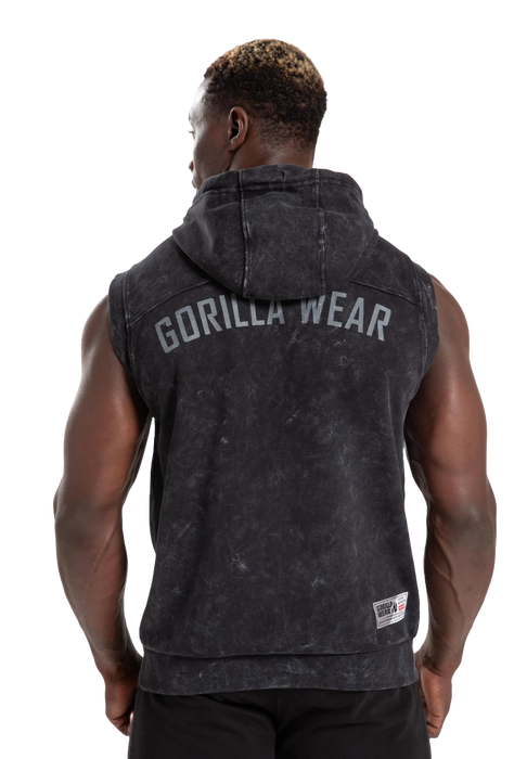 Gorilla Wear Silverdale Sleeveless Hoodie, black