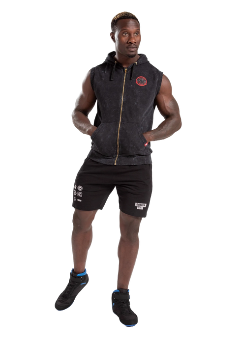 Gorilla Wear Silverdale Sleeveless Hoodie, black
