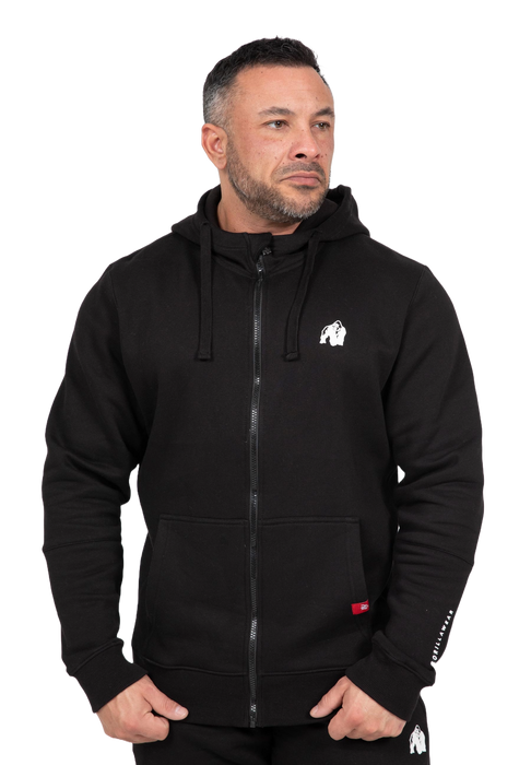 Gorilla Wear Leon Zipped Hoodie, black