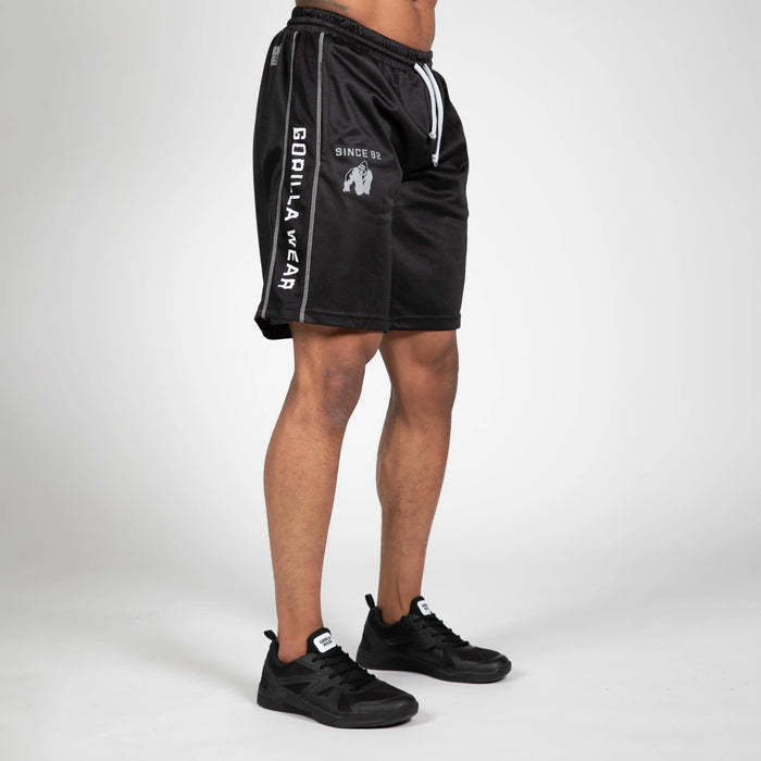 Gorilla Wear Functional Mesh Shorts/träningsshorts, black/white