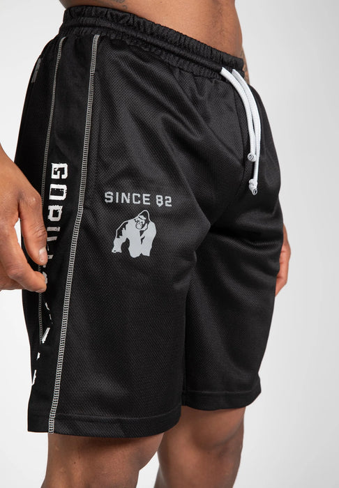 Gorilla Wear Functional Mesh Shorts/träningsshorts, black/white
