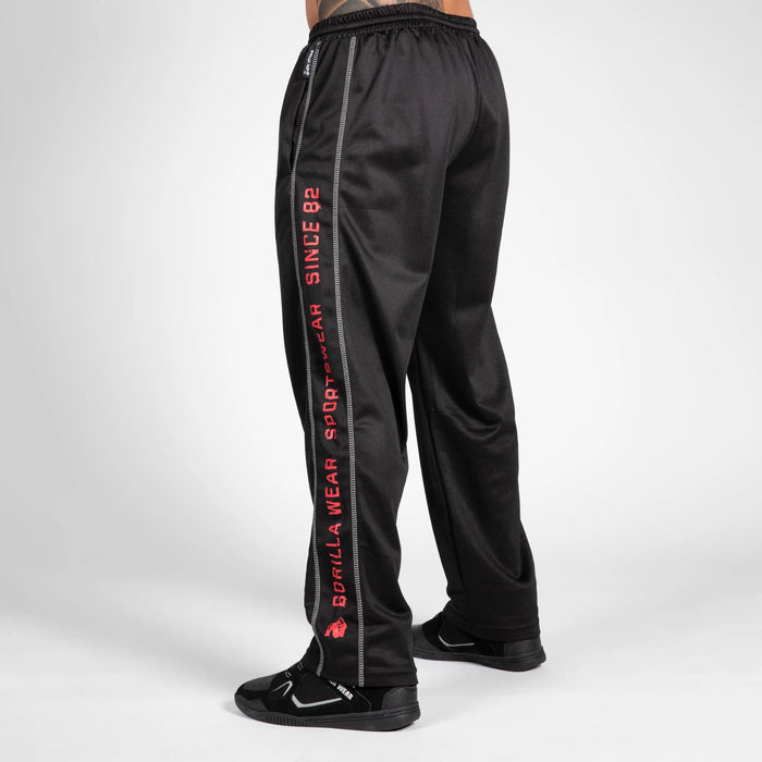 Gorilla Wear Functional Mesh Pants/Träningsbyxor, black/red