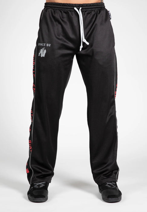 Gorilla Wear Functional Mesh Pants/Träningsbyxor, black/red