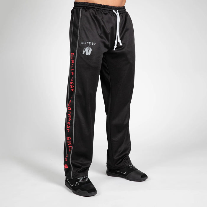 Gorilla Wear Functional Mesh Pants/Träningsbyxor, black/red