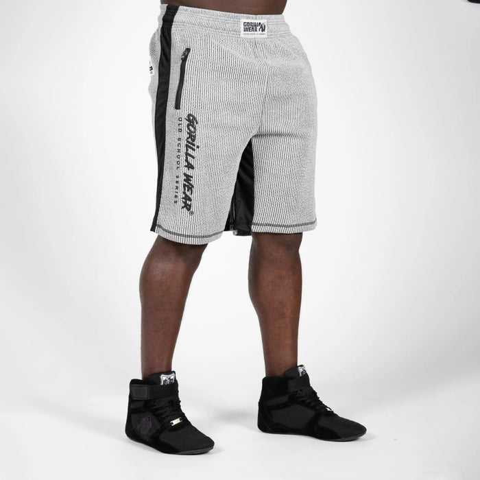 Gorilla Wear Augustine Old School Shorts/träningsshorts, grey