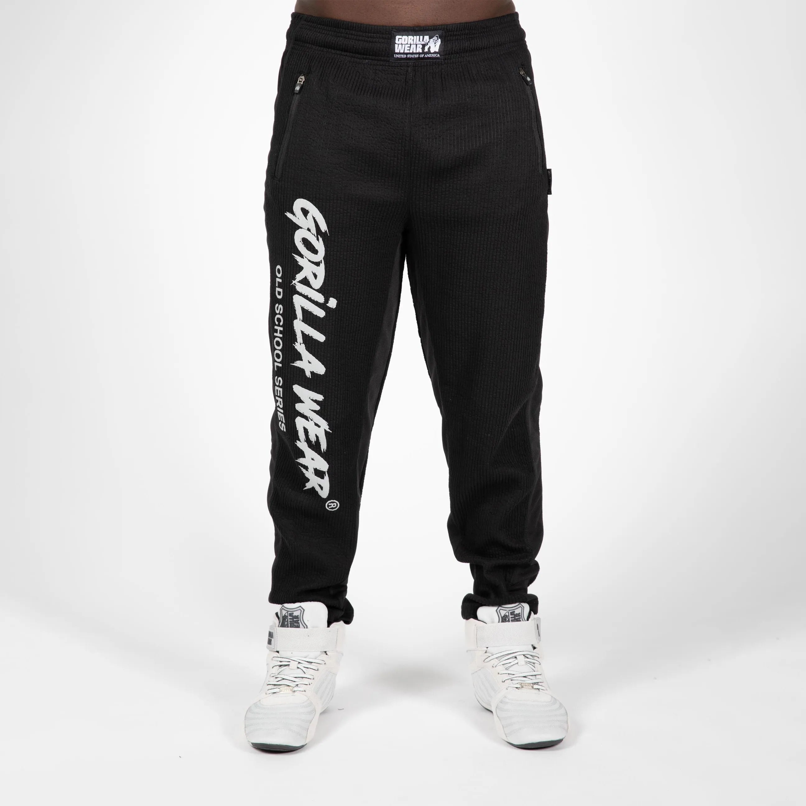 Gorilla Wear Augustine Old School Pants/Träningsbyxor, black