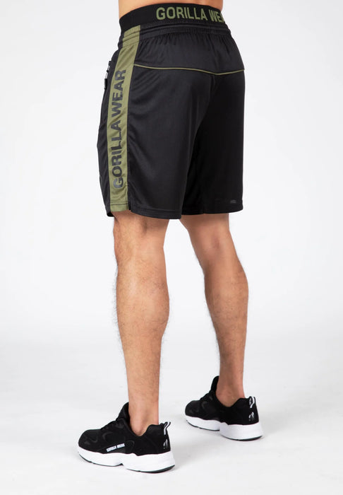 Gorilla Wear Atlanta Shorts/träningsshorts, black/green