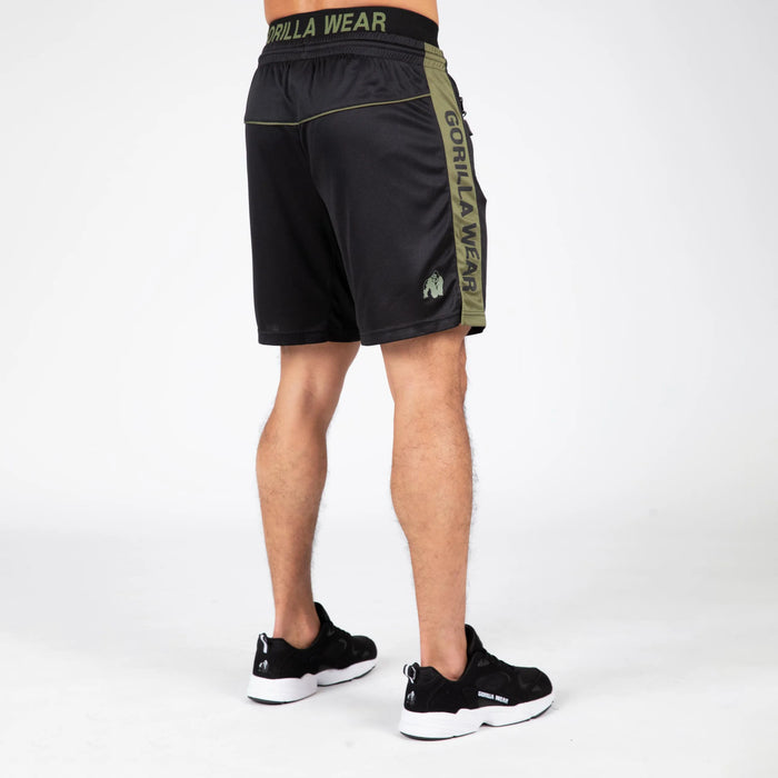 Gorilla Wear Atlanta Shorts/träningsshorts, black/green