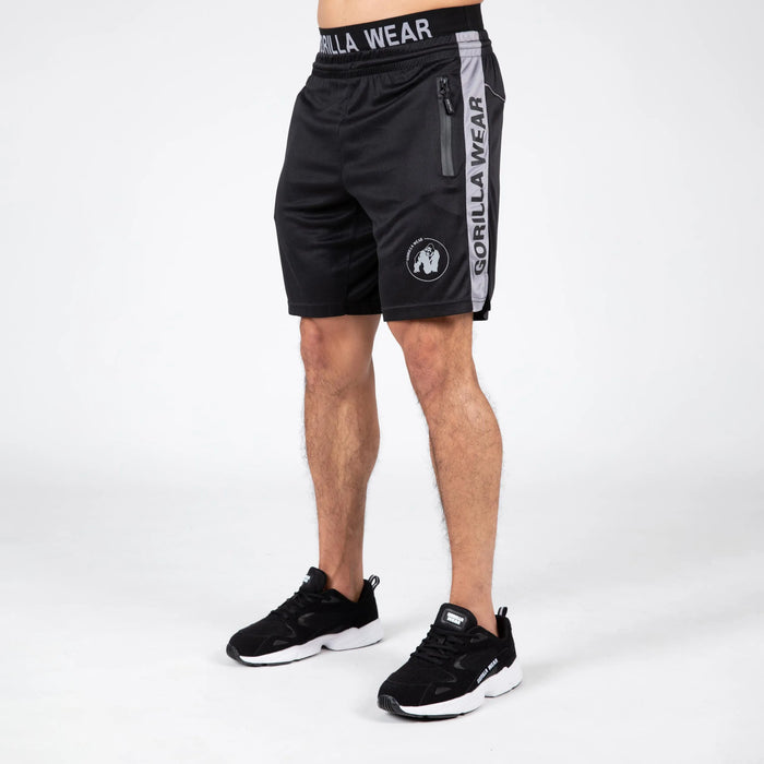 Gorilla Wear Atlanta Shorts/träningsshorts, black/grey