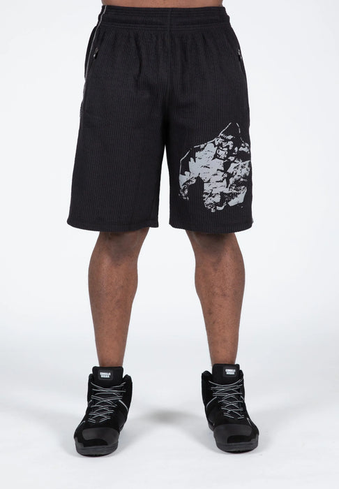 Gorilla Wear Buffalo Old School Workout Shorts/träningsshorts, black/grey