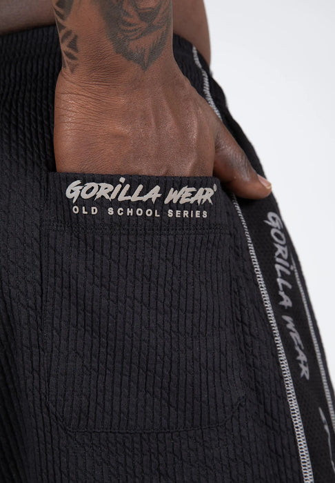 Gorilla Wear Buffalo Old School Workout Shorts/träningsshorts, black/grey