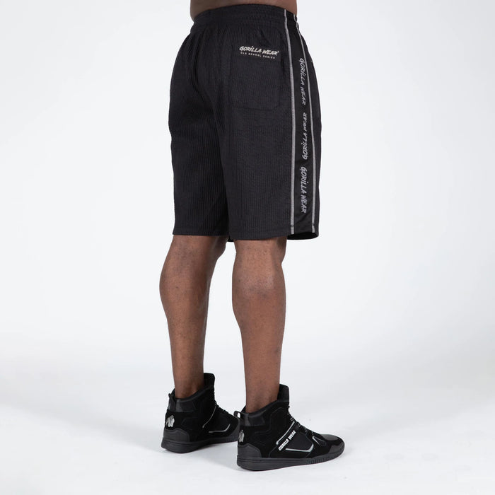 Gorilla Wear Buffalo Old School Workout Shorts/träningsshorts, black/grey