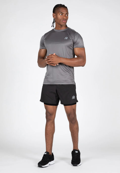 Gorilla Wear Modesto 2-In-1 Shorts/träningsshorts, black