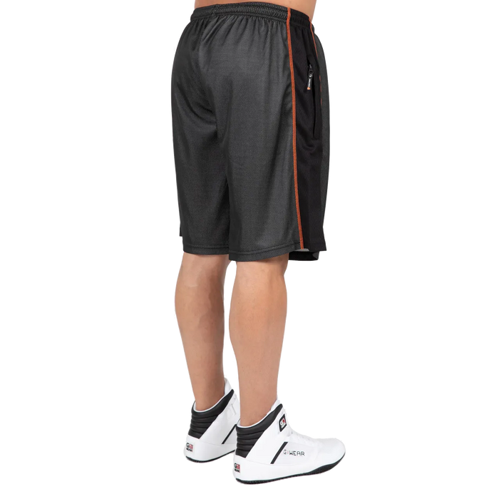 Gorilla Wear Wallace Mesh Shorts/träningsshorts, grey/orange