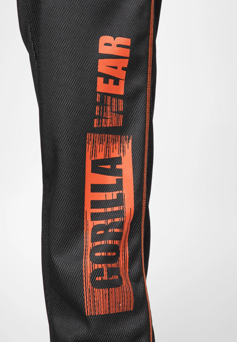 Gorilla Wear Wallace Mesh Pants/Träningsbyxor, grey/orange