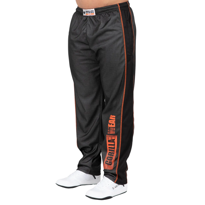 Gorilla Wear Wallace Mesh Pants/Träningsbyxor, grey/orange