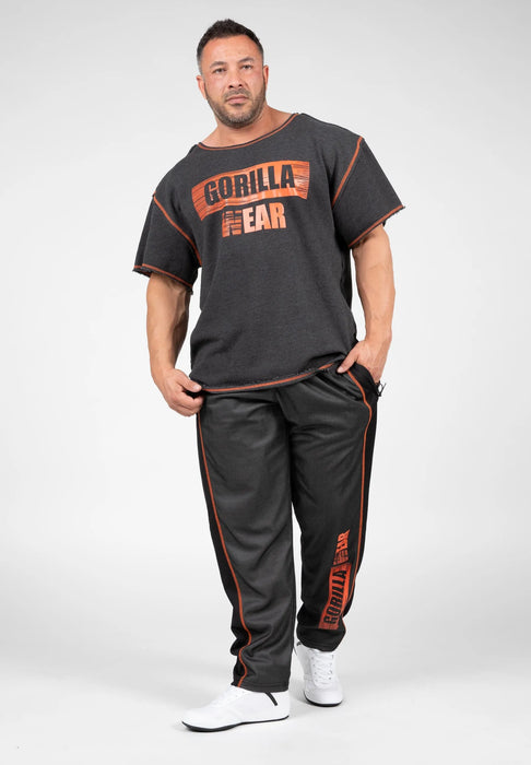 Gorilla Wear Wallace Mesh Pants/Träningsbyxor, grey/orange