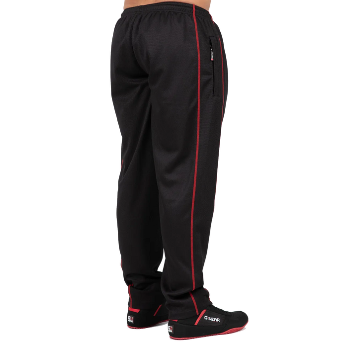 Gorilla Wear Wallace Mesh Pants/Träningsbyxor, black/red