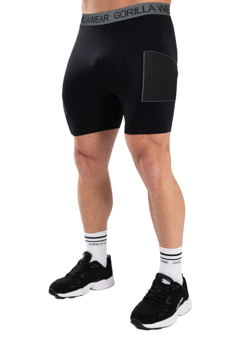 Gorilla Wear Norton Seamless Shorts/träningsshorts Tights, black