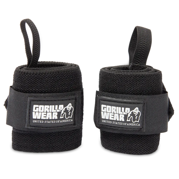 Gorilla Wear Wrist Wraps Basic, black