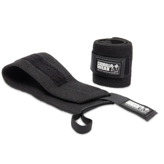 Gorilla Wear Wrist Wraps Basic, black
