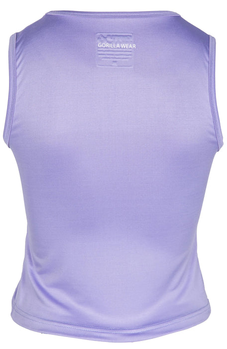 Gorilla Wear Estelle Twisted Crop Top/träningstopp, lilac