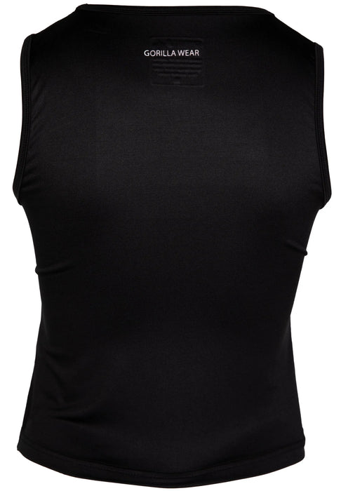 Gorilla Wear Estelle Twisted Crop Top/träningstopp, black