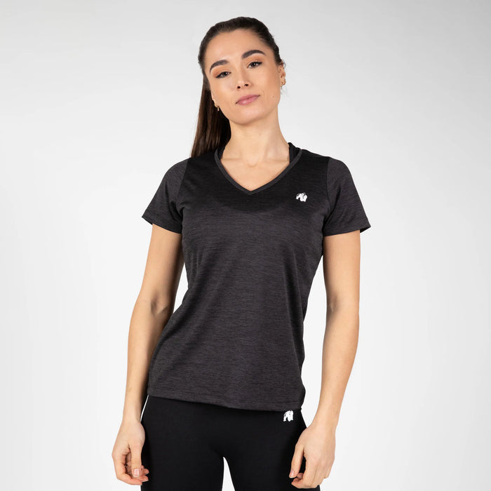Gorilla Wear Elmira V-Neck T-Shirt, black