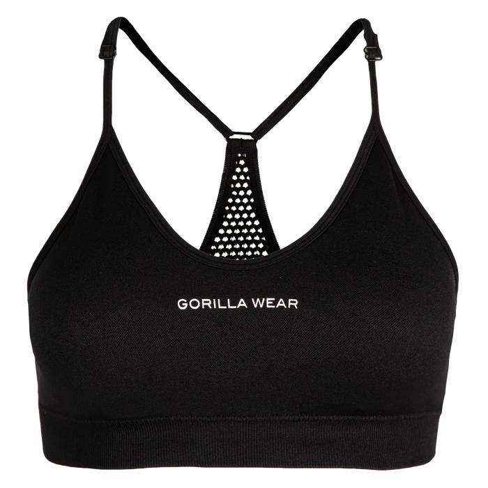 Gorilla Wear Quincy Seamless Sports Bra/Sport-BH, black
